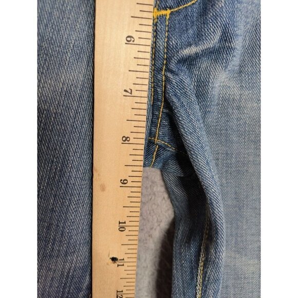 Paper Denim & Cloth Jeans Womens Size 25 Horizon Blue Denim Boot Cut 32" Inseam - Picture 7 of 12